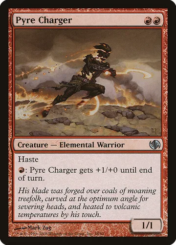 Pyre Charger 38, carta de Magic: The Gathering de Duel Decks: Jace vs. Chandra