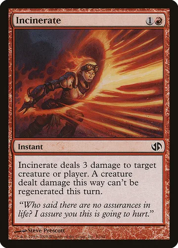 Incinerate 51, carta de Magic: The Gathering de Duel Decks: Jace vs. Chandra