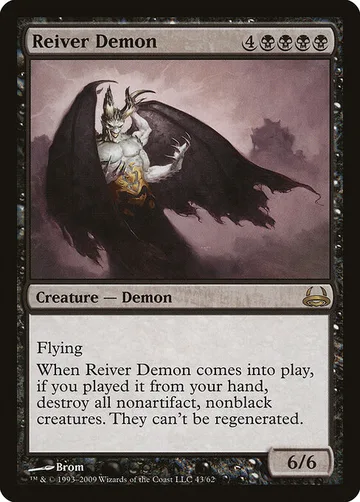 Reiver Demon 43, carta de Magic: The Gathering de Duel Decks: Divine vs. Demonic