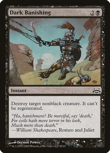 Dark Banishing 50, carta de Magic: The Gathering de Duel Decks: Divine vs. Demonic