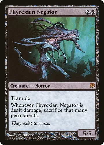 Phyrexian Negator 1, carta de Magic: The Gathering de Duel Decks: Phyrexia vs. the Coalition
