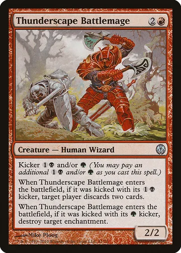 Thunderscape Battlemage 41, carta de Magic: The Gathering de Duel Decks: Phyrexia vs. the Coalition