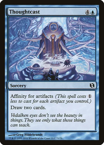 Thoughtcast 71, carta de Magic: The Gathering de Duel Decks: Elspeth vs. Tezzeret