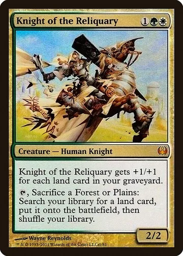 Knight of the Reliquary 1, carta de Magic: The Gathering de Duel Decks: Knights vs. Dragons