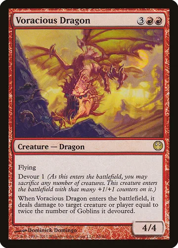 Voracious Dragon 56, carta de Magic: The Gathering de Duel Decks: Knights vs. Dragons