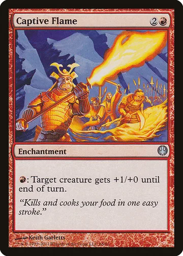 Captive Flame 68, carta de Magic: The Gathering de Duel Decks: Knights vs. Dragons