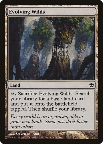 Evolving Wilds 32, carta de Magic: The Gathering de Duel Decks: Ajani vs. Nicol Bolas