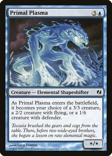 Primal Plasma 16, carta de Magic: The Gathering de Duel Decks: Venser vs. Koth