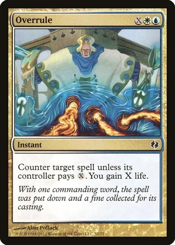 Overrule 32, carta de Magic: The Gathering de Duel Decks: Venser vs. Koth