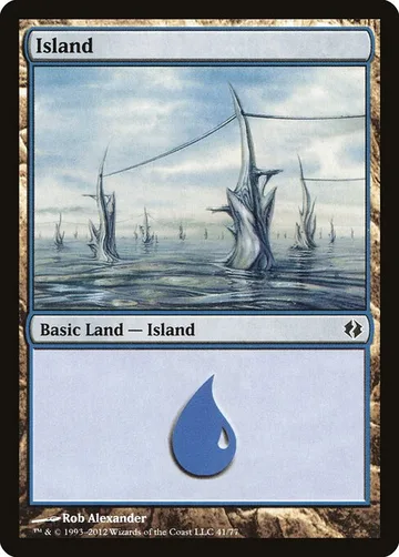 Island 41, carta de Magic: The Gathering de Duel Decks: Venser vs. Koth