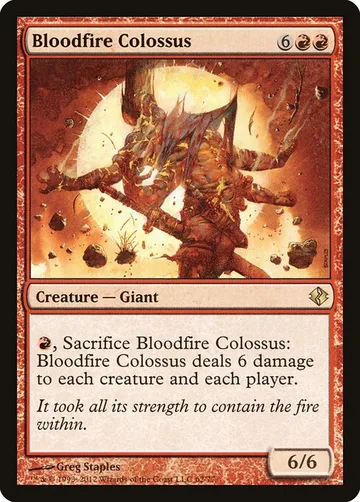 Bloodfire Colossus 62, carta de Magic: The Gathering de Duel Decks: Venser vs. Koth