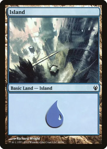 Island 40, carta de Magic: The Gathering de Duel Decks: Izzet vs. Golgari
