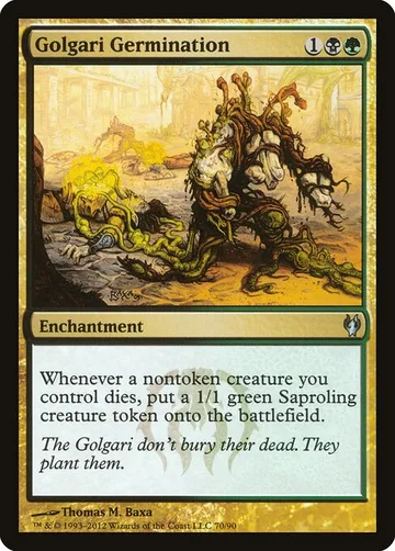 Golgari Germination 70, carta de Magic: The Gathering de Duel Decks: Izzet vs. Golgari