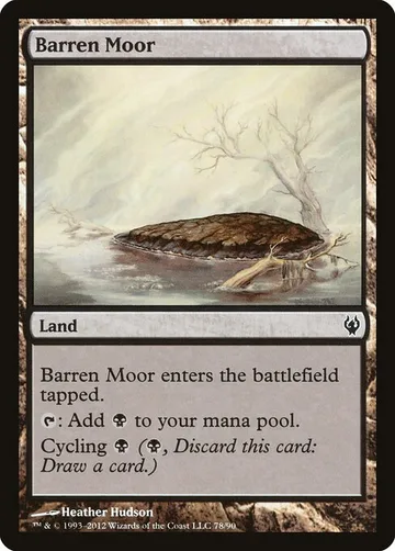 Barren Moor 78, carta de Magic: The Gathering de Duel Decks: Izzet vs. Golgari