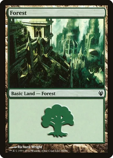 Forest 90, carta de Magic: The Gathering de Duel Decks: Izzet vs. Golgari