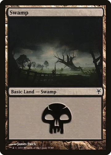 Swamp 35, carta de Magic: The Gathering de Duel Decks: Sorin vs. Tibalt