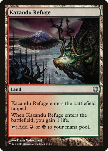 Kazandu Refuge 71, carta de Magic: The Gathering de Duel Decks: Heroes vs. Monsters