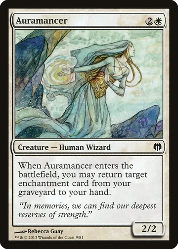 Auramancer 9, carta de Magic: The Gathering de Duel Decks: Heroes vs. Monsters