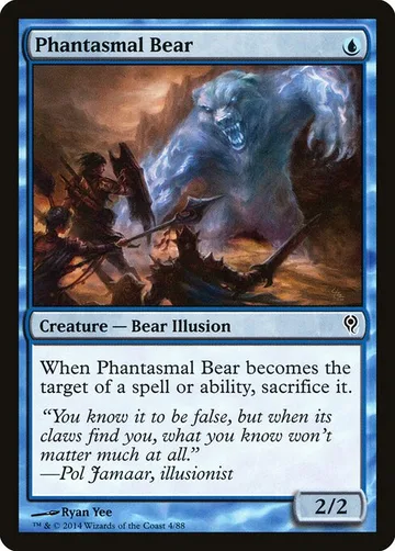 Phantasmal Bear 4, carta de Magic: The Gathering de Duel Decks: Jace vs. Vraska