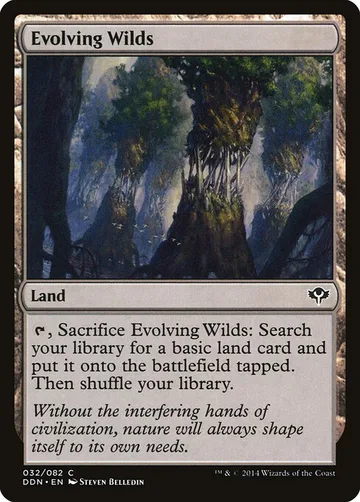 Evolving Wilds 32, carta de Magic: The Gathering de Duel Decks: Speed vs. Cunning