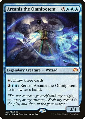 Arcanis the Omnipotent 42, carta de Magic: The Gathering de Duel Decks: Speed vs. Cunning