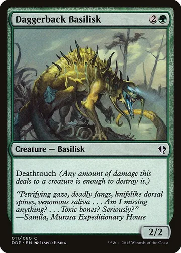 Daggerback Basilisk 11, carta de Magic: The Gathering de Duel Decks: Zendikar vs. Eldrazi
