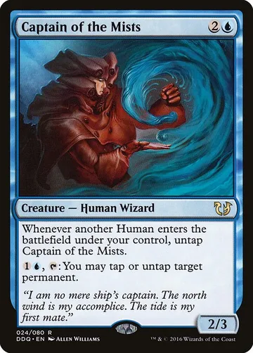 Captain of the Mists 24, carta de Magic: The Gathering de Duel Decks: Blessed vs. Cursed