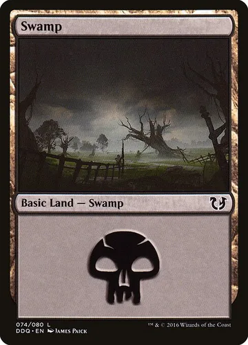 Swamp 74, carta de Magic: The Gathering de Duel Decks: Blessed vs. Cursed