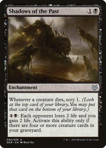 Shadows of the Past 60, carta de Magic: The Gathering de Duel Decks: Nissa vs. Ob Nixilis