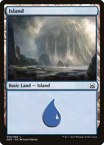 Island 30, carta de Magic: The Gathering de Duel Decks: Mind vs. Might