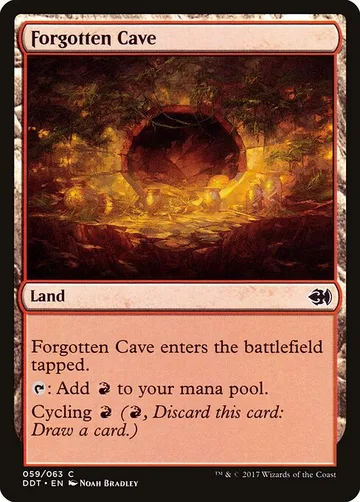 Forgotten Cave 59, carta de Magic: The Gathering de Duel Decks: Merfolk vs. Goblins