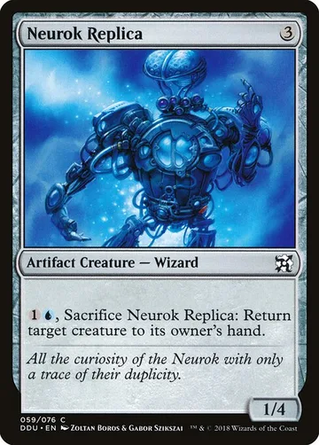 Neurok Replica 59, carta de Magic: The Gathering de Duel Decks: Elves vs. Inventors