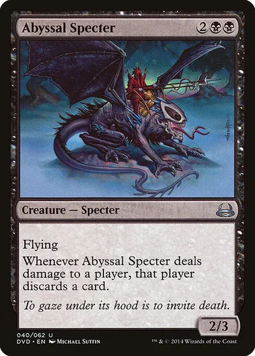 Abyssal Specter 40, carta de Magic: The Gathering de Duel Decks Anthology: Divine vs. Demonic