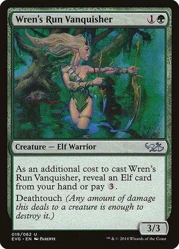 Wren's Run Vanquisher 19, carta de Magic: The Gathering de Duel Decks Anthology: Elves vs. Goblins