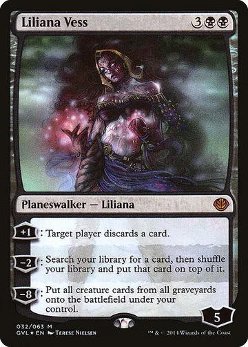Liliana Vess 32, carta de Magic: The Gathering de Duel Decks Anthology: Garruk vs. Liliana