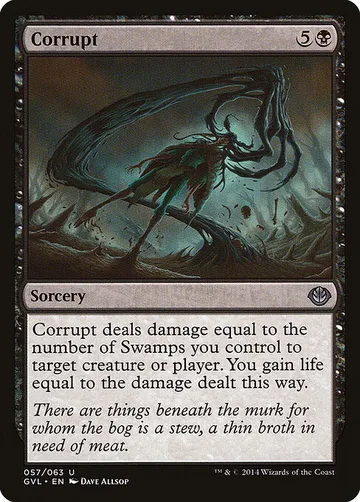 Corrupt 57, carta de Magic: The Gathering de Duel Decks Anthology: Garruk vs. Liliana