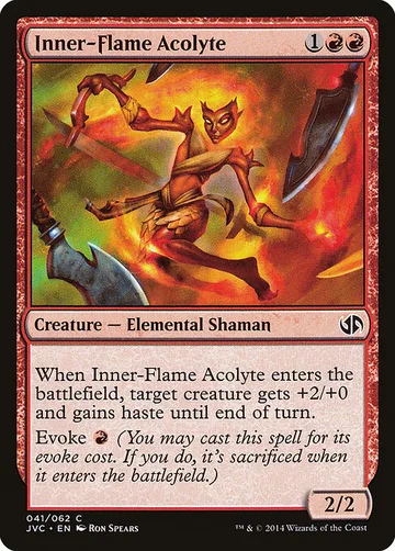 Inner-Flame Acolyte 41, carta de Magic: The Gathering de Duel Decks Anthology: Jace vs. Chandra