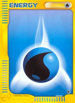 Water Energy 165/165, carta de Pokémon de Expedition Base Set