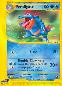 Feraligatr 46/165, carta de Pokémon de Expedition Base Set