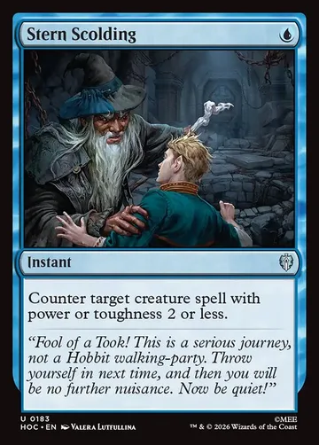 Stern Scolding 183