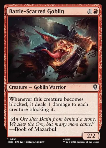 Battle-Scarred Goblin 192
