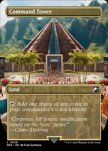Command Tower // Command Tower 26, carta de Magic: The Gathering de Jurassic World Collection