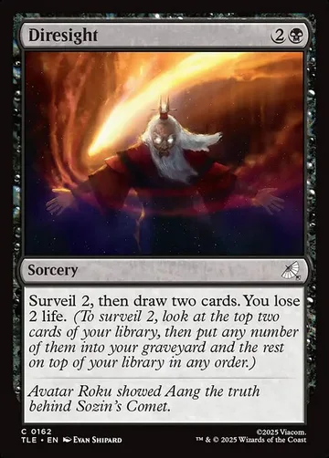 Diresight 162, carta de Magic: The Gathering de Avatar: The Last Airbender Eternal