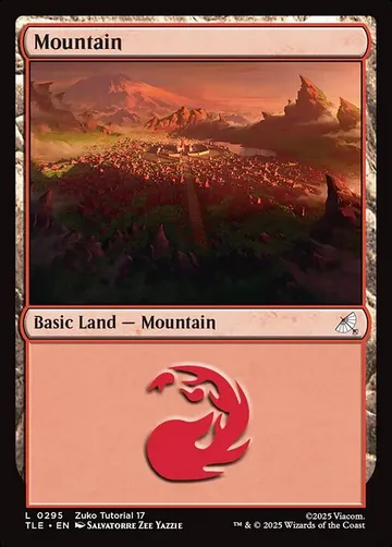 Mountain 295, carta de Magic: The Gathering de Avatar: The Last Airbender Eternal