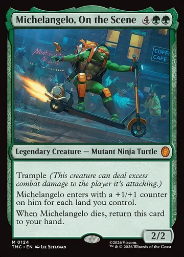 Michelangelo, On the Scene 124