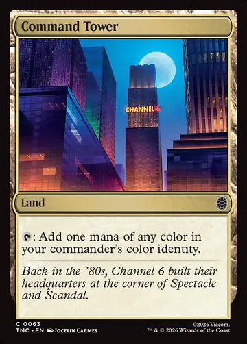 Command Tower 63, carta de Magic: The Gathering de Teenage Mutant Ninja Turtles Eternal