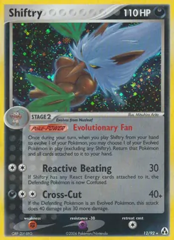 Shiftry 12/92, carta de Pokémon de Legend Maker
