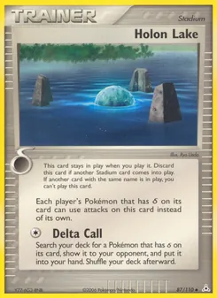 Holon Lake 87/110, carta de Pokémon de Holon Phantoms