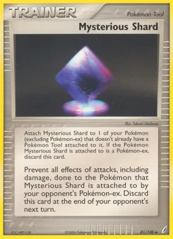 Mysterious Shard 81/100, carta de Pokémon de Crystal Guardians