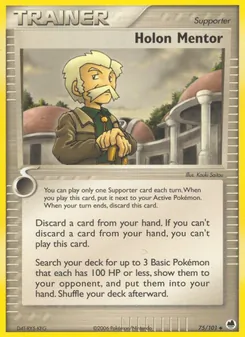 Holon Mentor 75/101, carta de Pokémon de Dragon Frontiers